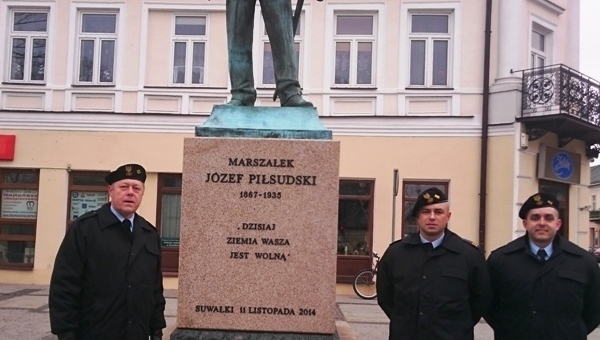 07 - 03 - 2016 - Delegacja NSZZ Pracowników Pożarnictwa na uroczystym otwarciu wystawy pt. „Armia Skazańców” poświęconej Armii Generała Władysława Andersa (...)